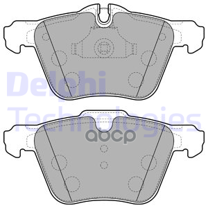 Колодки Передние Ford S-Max/Galaxy / Volvo S60/S80/V60/V70/Xc70 Delphi Lp2114 Delphi арт. LP2114