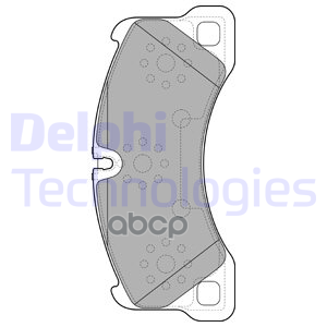 Колодки тормозные дисковые Delphi арт. LP2117