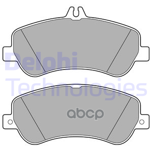 Колодки тормозные дисковые перед Delphi арт. LP2146