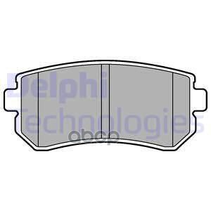 Колодки тормозные дисковые зад Delphi арт. LP2303
