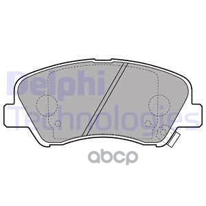 Колодки передние HUNDAI SOLARIS, KIA RIO III LP2497 Delphi арт. LP2497