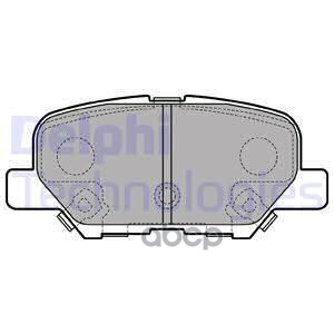 Колодки тормозные дисковые зад Delphi арт. LP2501