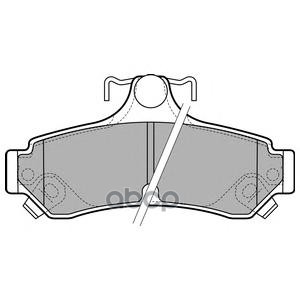Колодки тормозные дисковые зад Delphi арт. LP2700
