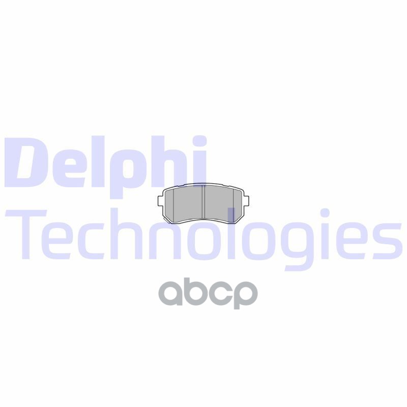 Колодки Тормозные Дисковые Зад Delphi арт. LP3576