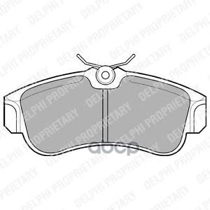 Колодки тормозные дисковые Delphi арт. LP616