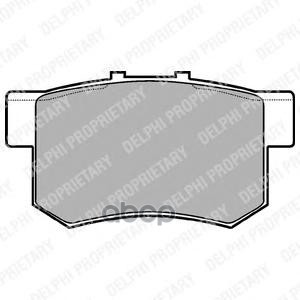 Колодки тормозные дисковые зад Delphi арт. LP948