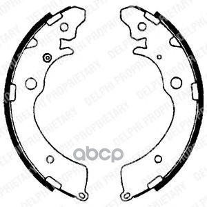 Колодки тормозные барабанные Delphi арт. LS1641