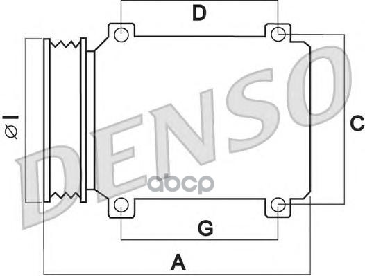 Компрессор Кондиционера Denso Dcp50042 Denso арт. DCP50042