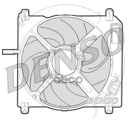 Вентилятор Рад.охлажд. Fi Marea 2.0 20V Ac Denso арт. der09009