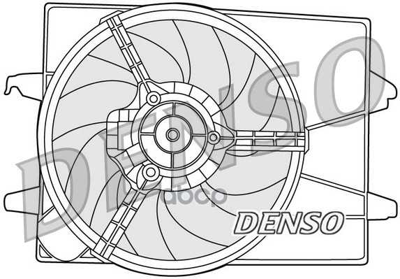 Вентилятор Охлаждения Двигателя Der10003 Denso арт. DER10003