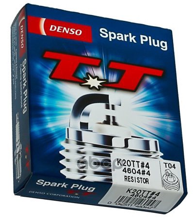 Заменен на K20TT Свеча зажигания (TT серия) K20TT#4 Denso арт. K20TT#4