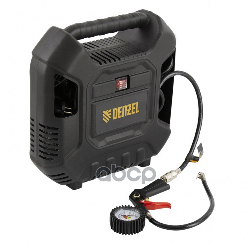 Компрессор Воздушный Dl1100 1,1 Квт, 180 Л/Мин, С Набором Аксессуаров Denzel 58005 Denzel арт. 58005