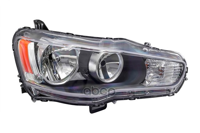 Фара Mitsubishi Lancer 07-17 (Справа/ Галоген/ под электрокорректор) Depo арт. 214-1190R-LDEM2