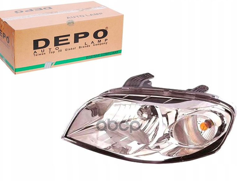 Фара Передн Лев С Эк Chevrolet: Aveo 06-, 4D Depo арт. 235-1104LMLD-EM