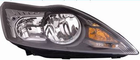 Фара правая черная под корректор FORD FOCUS II+ 2008- / 431-1181RMLDEM2 Depo арт. 431-1181RMLDEM2