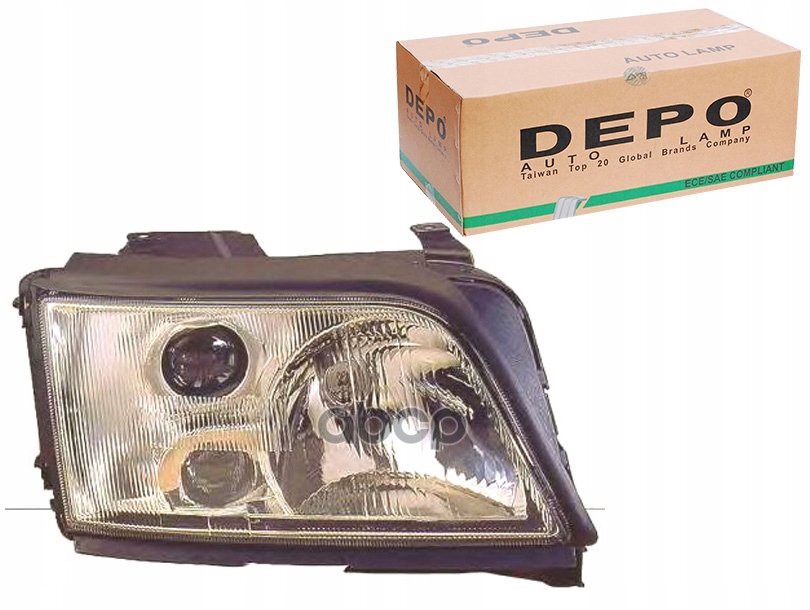 Фара Передн Прав С Эк С Противотум. Audi: A6 95-97 Depo арт. 441-1118R-LD-EF