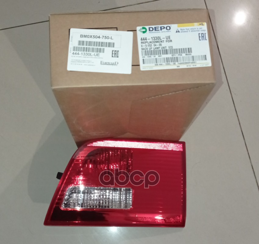 Фонарь Задний Задн Внутр Лев Bmw: X5 (E53) - 11/03-01/06 Depo арт. 444-1330L-UE