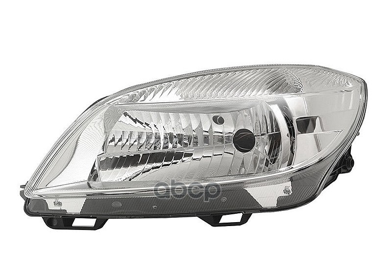 Фара Лев Skoda: Fabia/Roomster 03.10- (H4) (Хром Внутри, Эк С Мотором) Depo арт. 665-1122LMLD-EM