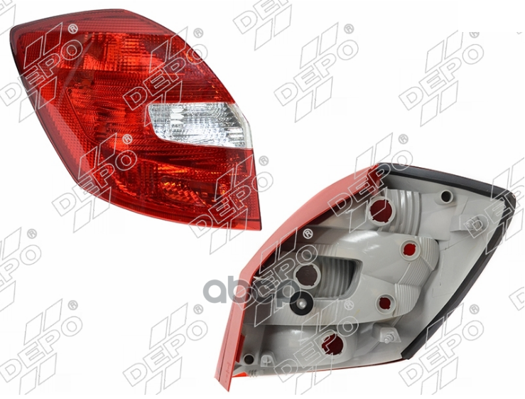 Фонарь Задний Skoda Fabia 07-15 (Слева) Depo арт. 665-1914L-LD-UE