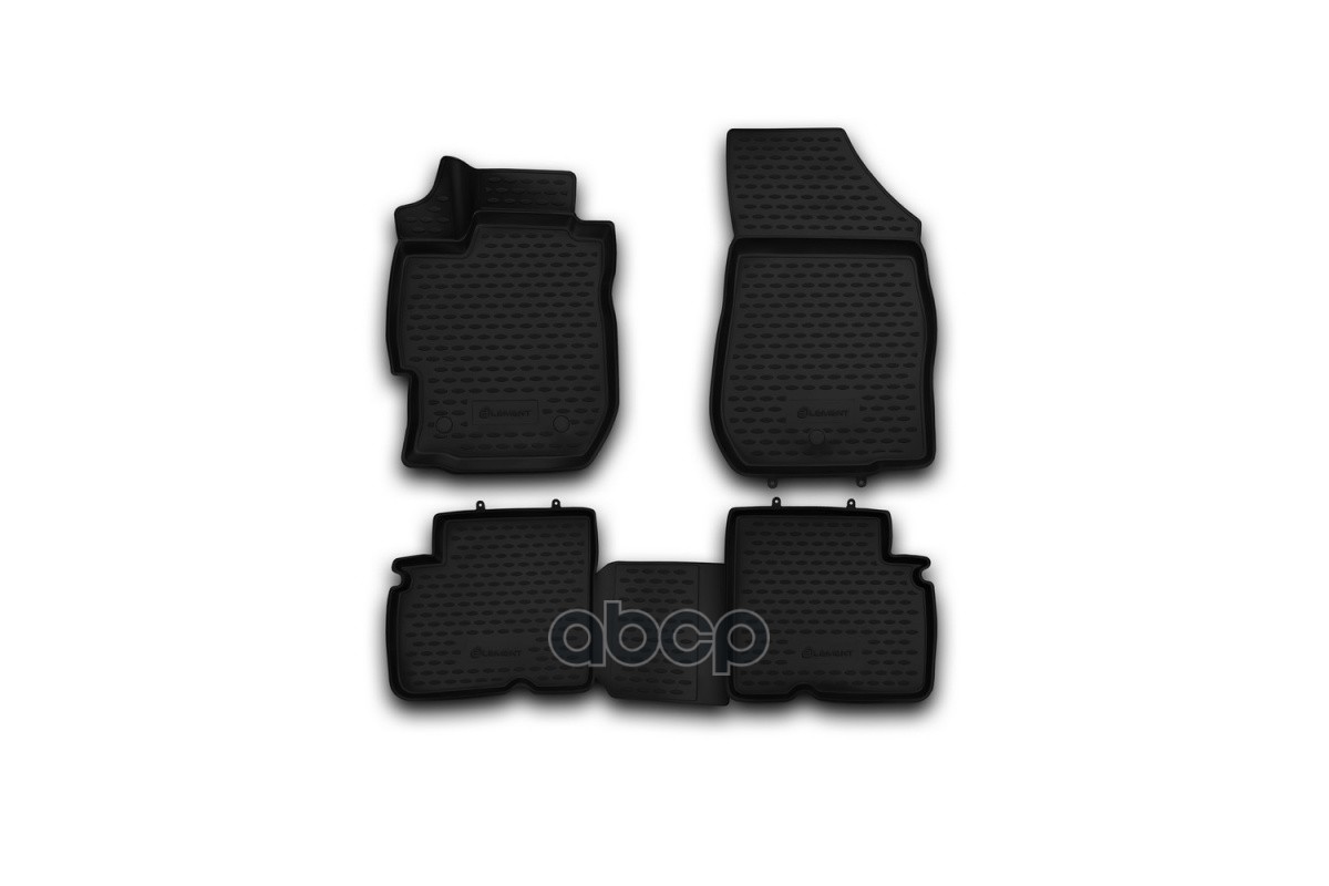 Коврик 3D В Салон Подходит Для Nissan Almera , 2012-2016, Передний Левый, 1 Шт. (Полиуретан) / Ниссан Альмера ELEMENT арт. EL...