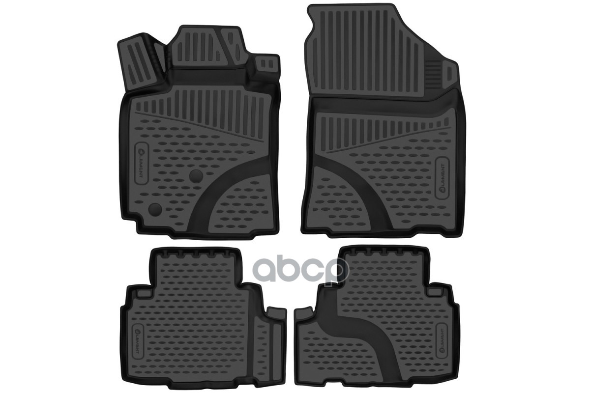 Коврики 3D в салон для CHANGAN CS75 (Ir) 2018-, 4шт. (полиуретан) / Чанган 75 ELEMENT арт. ELEMENT3DA66576210k