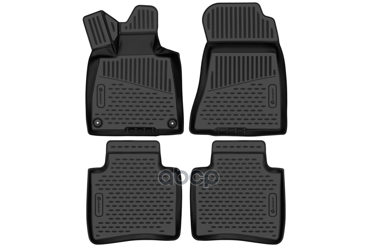 Коврики 3D в салон для HONGQI H9 2020 - 4шт. (полиуретан) / Хонги Х9 ELEMENT арт. ELEMENT3DA67532210k