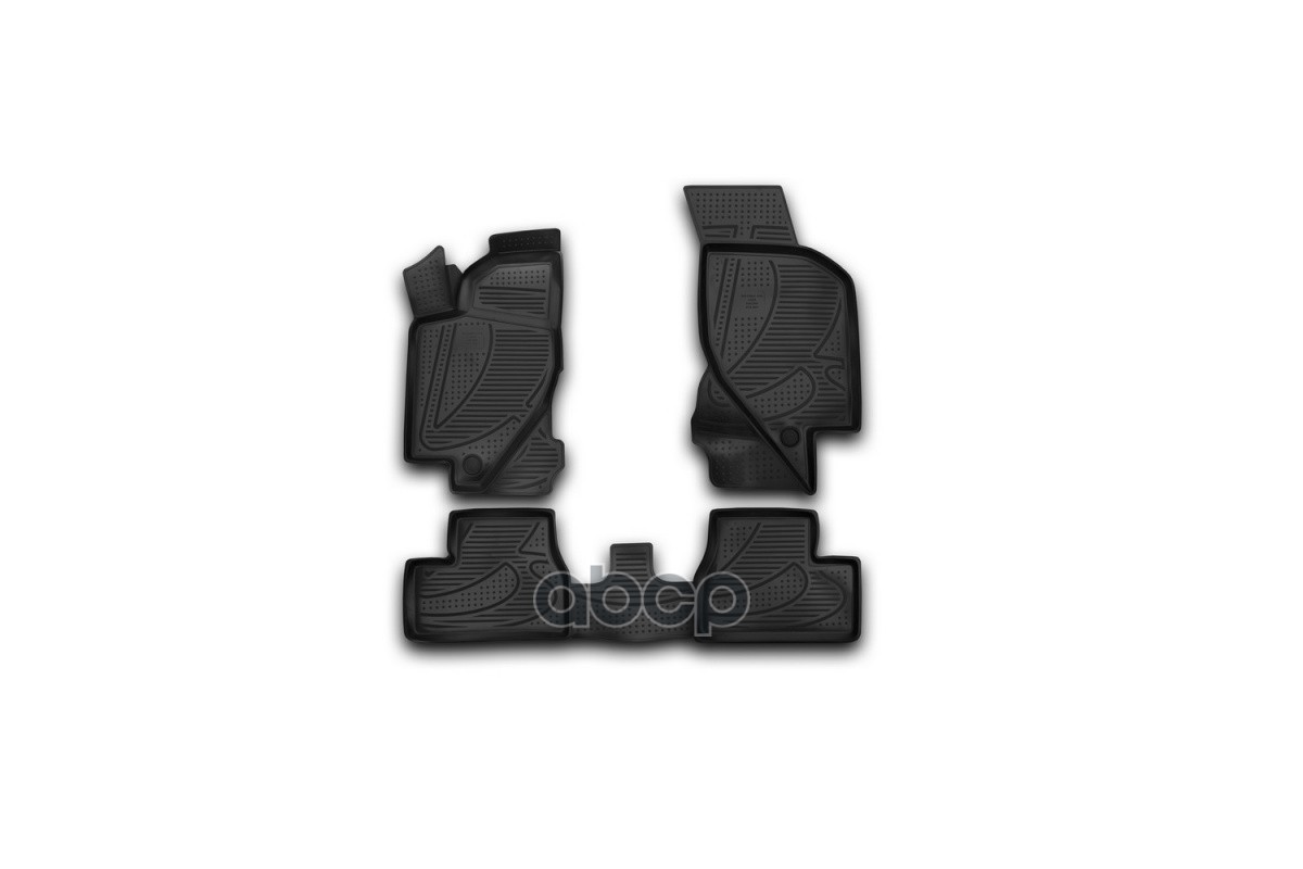 Коврики 3D в салон LADA Kalina, 2004-, 4 шт. (полиуретан) / Лада Калина ELEMENT арт. F400250E1