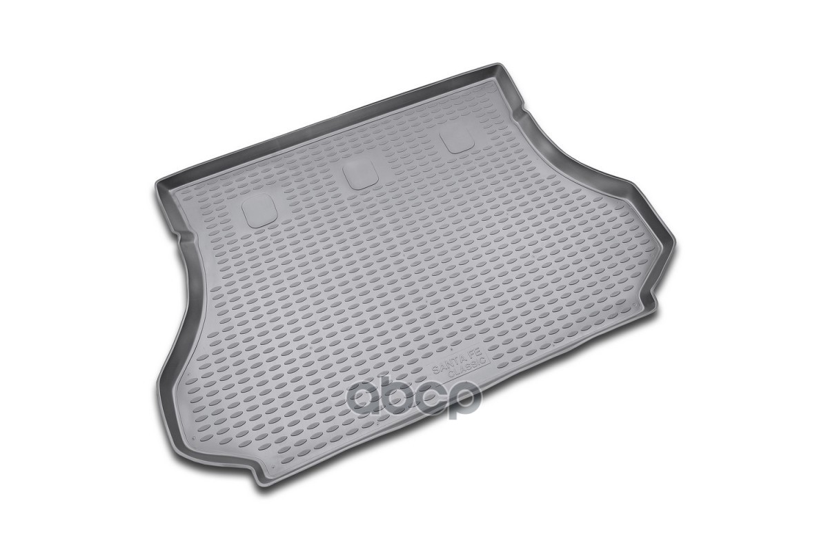 Коврик В Багажник Hyundai Santa Fe Classic 2001-2006, Кросс. (Полиуретан, Серый) / Хендай Санта Фе ELEMENT арт. NLC.20.11.B13g