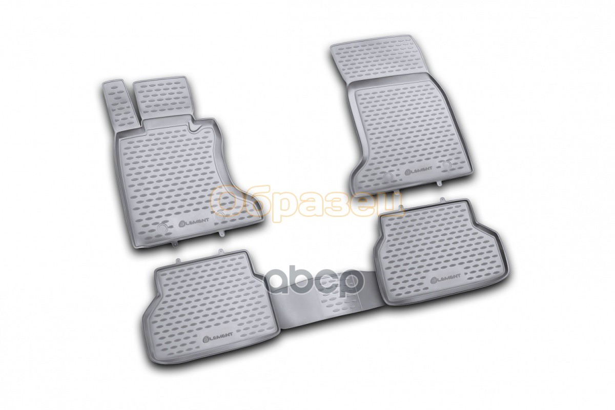Коврики В Салон Mazda 6 07 4 Шт. (Полиуретан, Серые) ELEMENT арт. NLC3313211K