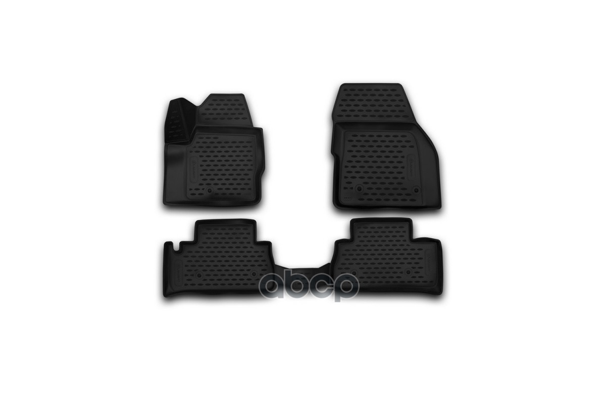 Коврики 3D в салон LAND ROVER Freelander 2, 2013-, 4 шт. (полиуретан) / Ленд Ровер Фриландер ELEMENT арт. NLC.3D.28.15.210