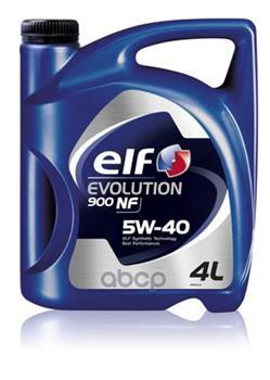 ELF Масло моторное синтетическое ELF EVOLUTION 900 NF 5W-40 4л (10150501) 194873