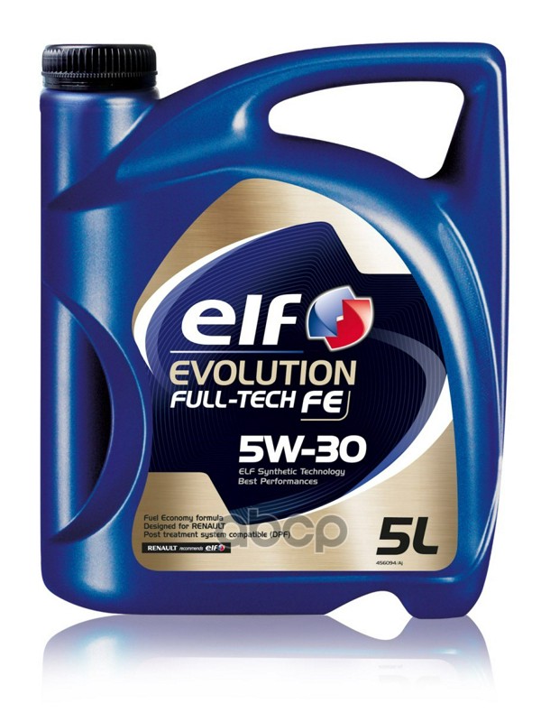 ELF Масло моторное синтетическое ELF EVOLUTION FULL-TECH FE 5W-30 5л (213935) 194908