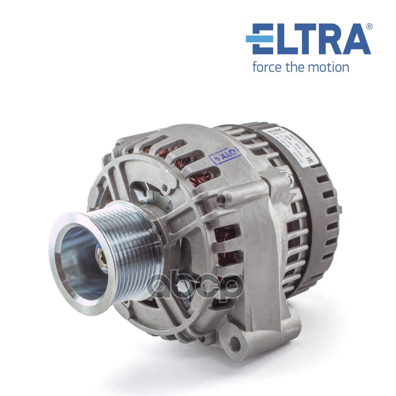 Генератор Двигателя Автомобиля Для Камаз С Дв. Евро-3, Евро-4 (10-Ручьевой Шкив) Eltra 4522.3771-10 ELTRA арт. 4522.3771-10