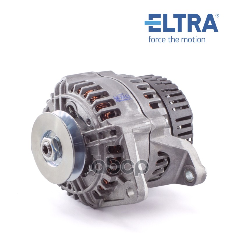 Генератор ГАЗ, УАЗ с двигателями УМЗ-4216 и их модификации (14В/110А) (ручейковый шкив) ELTRA арт. 5122377120