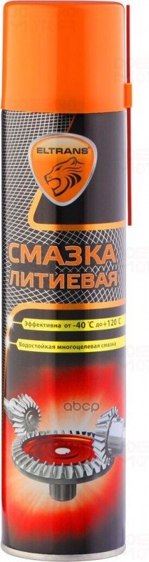 Смазка аэрозоль ELTRANS литиевая 400 мл EL-0506.01 ELTRANS арт. EL-0506.01