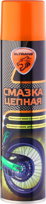 Смазка аэрозоль ELTRANS для цепей для тросов лебедок 400 мл EL-0509.04 ELTRANS арт. EL-0509.04