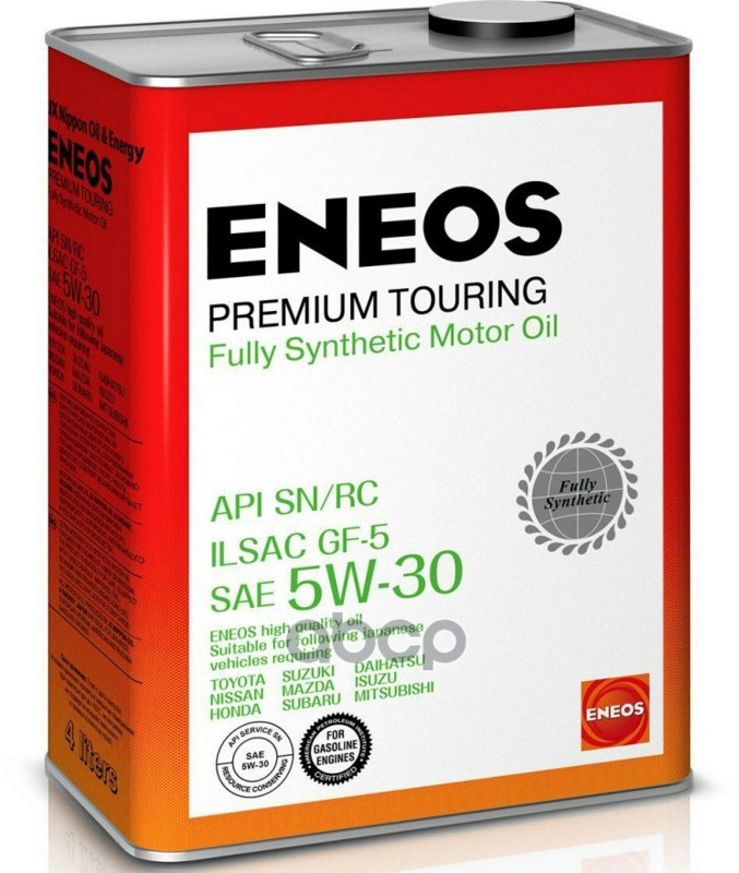 ENEOS Масло Моторное Синтетическое 4Л - Eneos Premium Touring 5W-30 Sn, Ilsac Gf-5