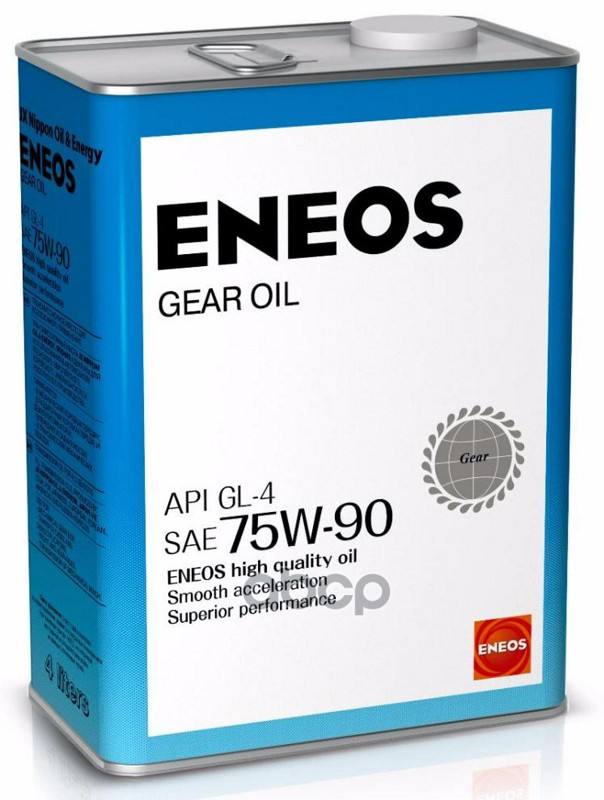 Масло трансмиссионное ENEOS GEAR GL-4 75W-90 4л 8809478942513 ENEOS арт. 8809478942513