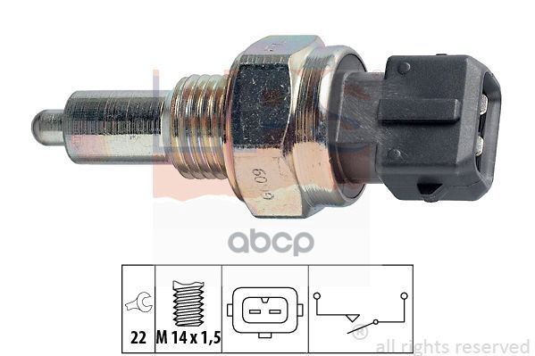 Датчик Заднего Хода Citroen Peugeot Audi/Vw EPS арт. 1860099