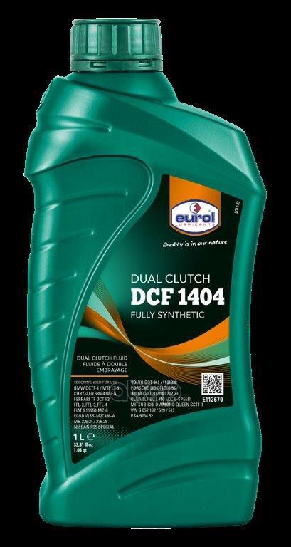 Жидкость Для Dsg/Dct Трансмиссий Eurol Dcf 1404 (1Л) E1136701l Eurol E1136701l EUROL арт. E1136701L