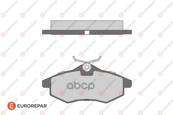 Колодки тормозные PSA C2 (JM) 1.1 03>передн. EUROREPAR арт. 1617257080