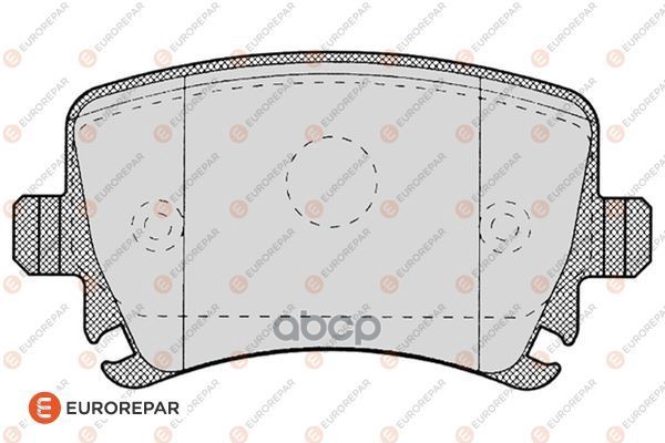 Колодки Тормозные Volkswagen Touran 03/Caddy/G5/G6 Задн Eurorepar 1617259180 EUROREPAR арт. 1617259180