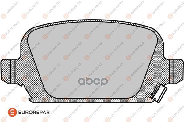 Колодки тормозные OPEL CORSA/COMBO 01>/TIGRA 04> задн. EUROREPAR арт. 1617276180