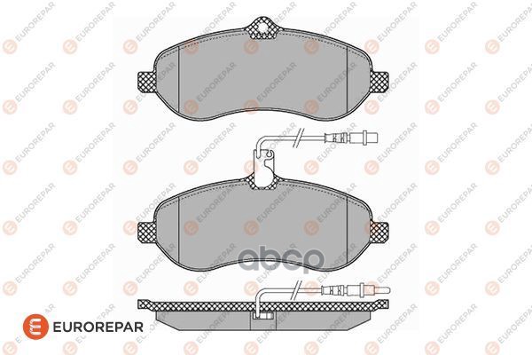 Колодки тормозные PSA JUMPY/SCUDO/EXPERT 07> передн. EUROREPAR арт. 1617279580