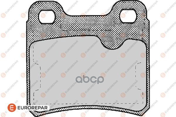 Колодки Тормозные Дисковые Opel Astra/Vectra A 92>, Saab 900 93> EUROREPAR арт. 1617280180