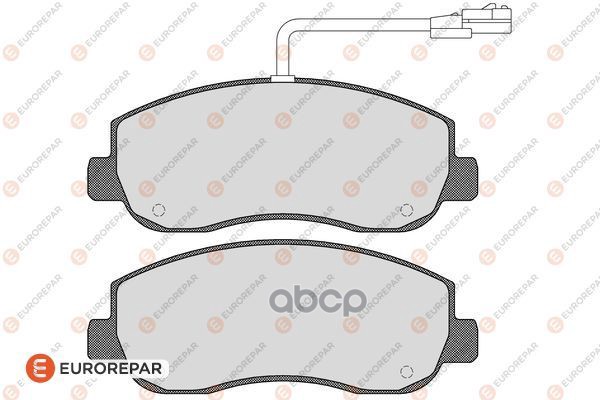 Колодки Передние Opel Movano/Renault Master 10- Eurorepar 1617286480 EUROREPAR арт. 1617286480