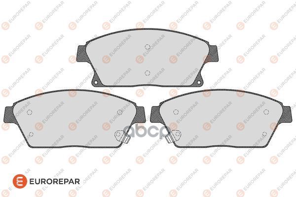 Колодки Тормозные Дисковые | Перед | EUROREPAR арт. 1617287280