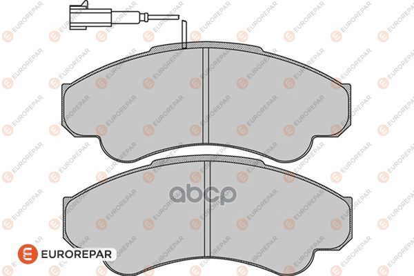 Колодки Тормозные Дисковые Citroen Jumper 94> EUROREPAR арт. 1623060180