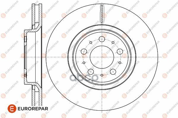 Диск Тормозной Volvo S60 I (384) 2.0 T 2000> EUROREPAR арт. 1642754680