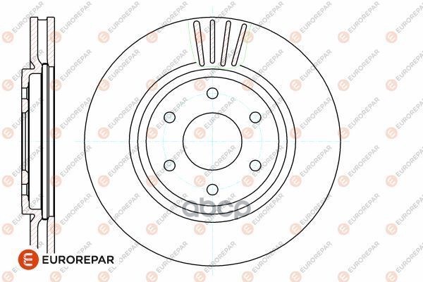 Диск Тормозной Nissan Np300 Navara (D40) 2.5 Dci 2004>, Front, D=295,6Mm EUROREPAR арт. 1642758580